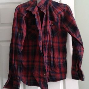 Long Sleeve Flannel Button Down